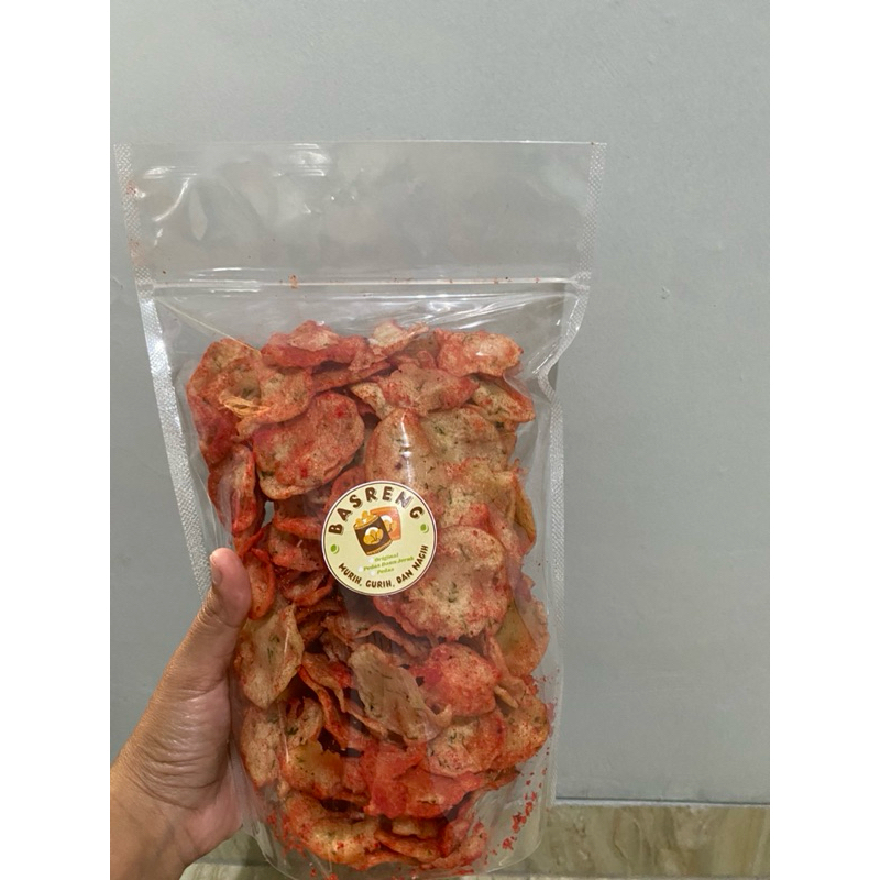 

krupuk basreng pedas 250 gram