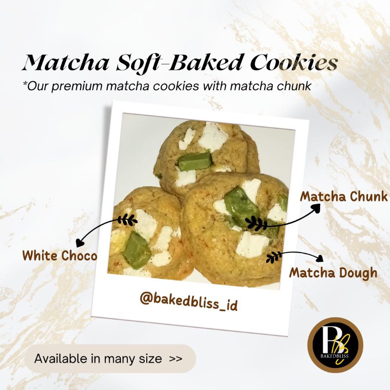 

Matcha Soft Baked Cookies