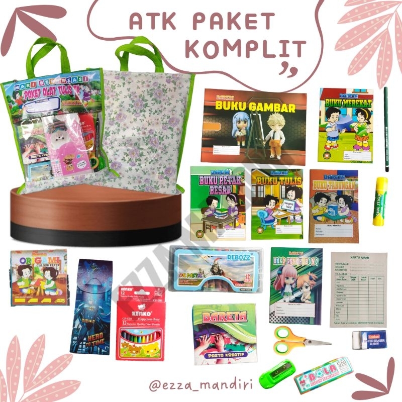 

PAKET ALAT TULIS SEKOLAH JENJANG PAUD dan TK