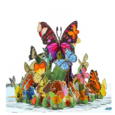 3D Butterfly Pop Up Card For Anniversary Mothers Day Birthday Get