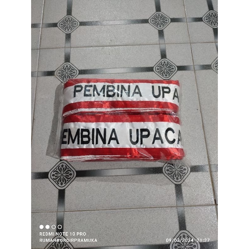 SELENDANG UPACARA SELEMPANG UPACARA BORDIR SELEMPANG PETUGAS UPACARA