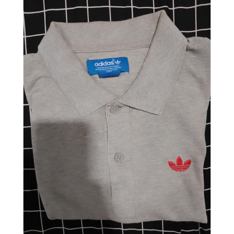 Polo adidas merah biru