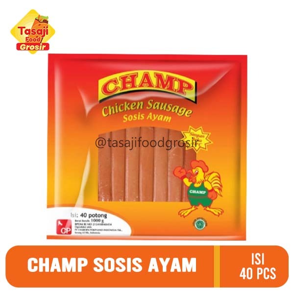 

Champ Sosis Ayam 1kg - Isi 40pcs