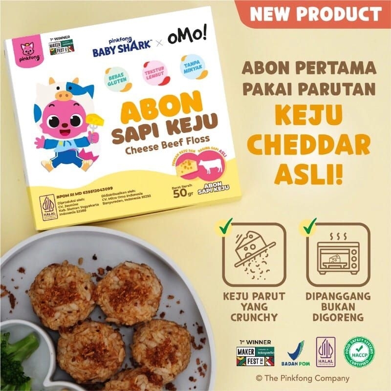 

Omo ! Abon Ayam Keju & Sapi Keju 50gr