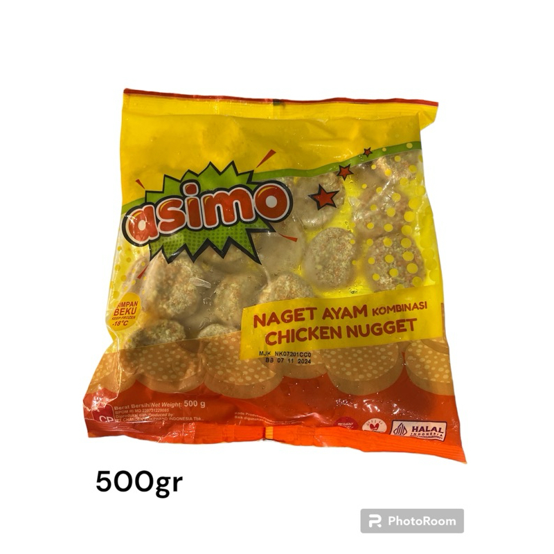 

Asimo Naget Ayam Kombinasi Chicken Nugget 500gr 1kg