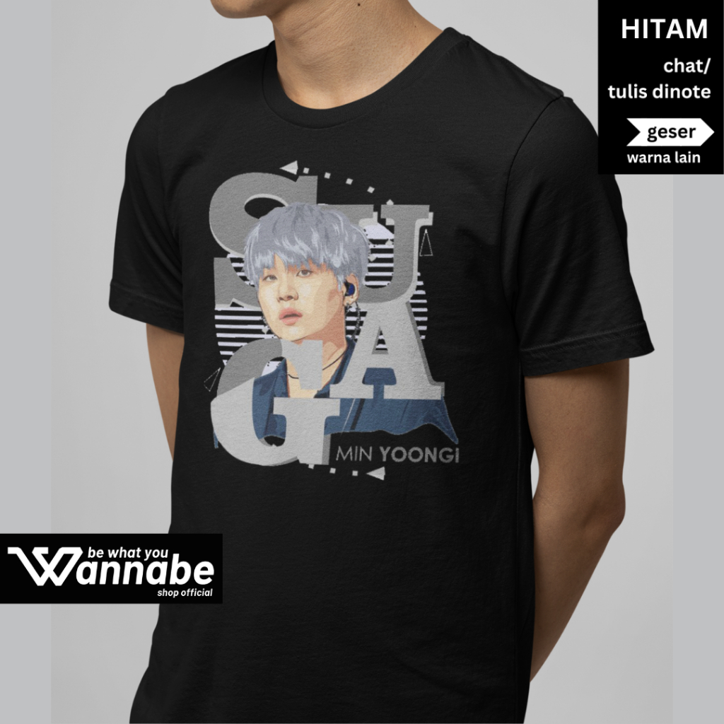 KAOS BAND BTS SUGA 9 SIZE S - 7XL DEWASA JUMBO BIGSIZE BIG SIZE & KAOS ANAK KAOS PREMIUM