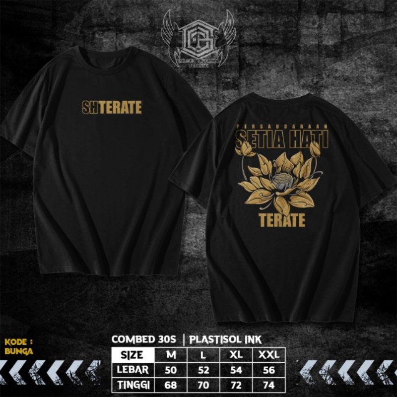 KAOS BUNGA TERATE KAOS PSHT TERATE KAOS SETIA HATI TERATE KEKINIAN