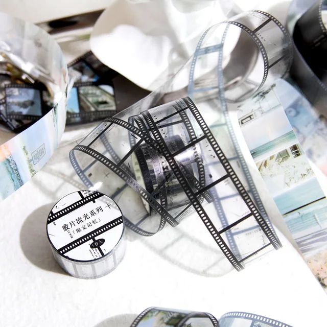 

2m Length/Roll Tape Film Streamer Series Nostalgic Film Journal