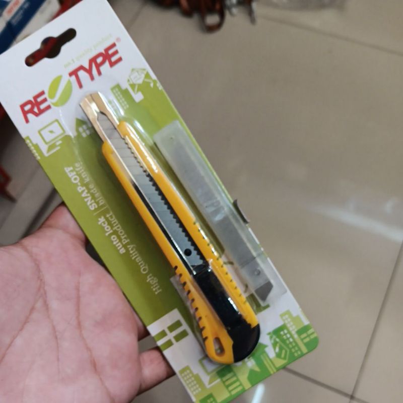 

CUTTER KECIL + REFIL (5PCS) Retype MURAH