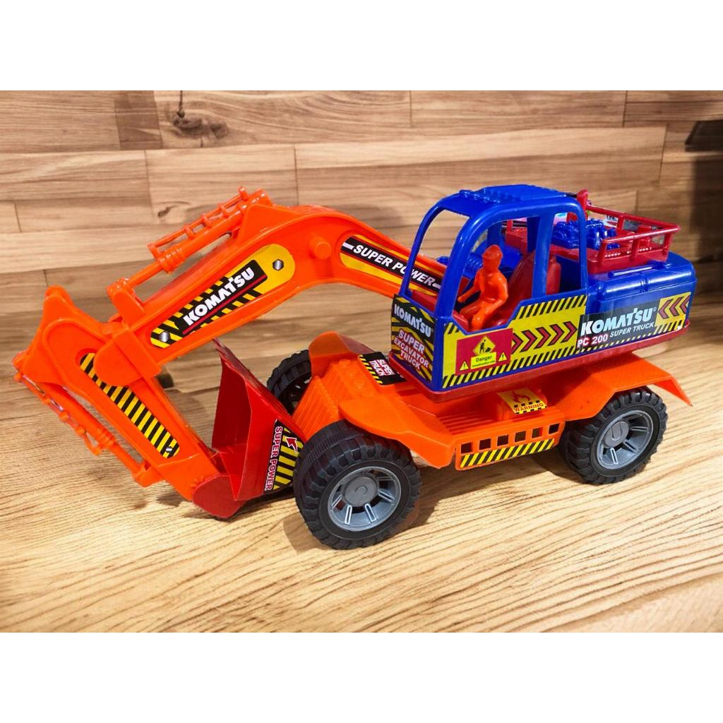 Mainan Truk Beko Excavator Friction Car