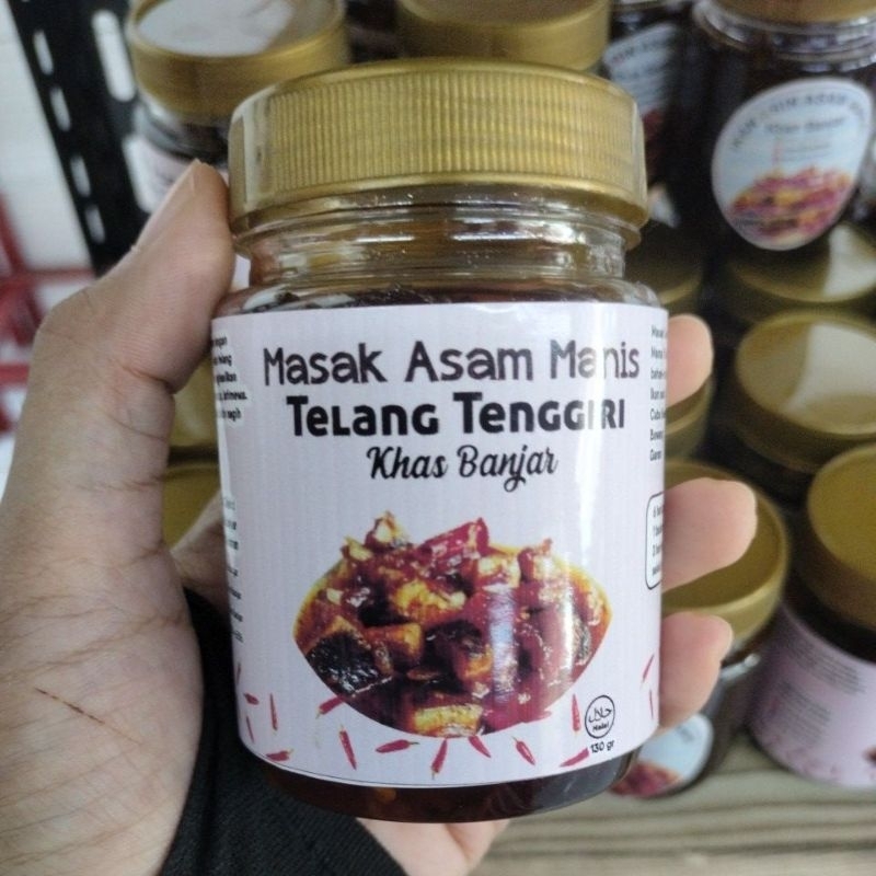 

Masak ikan asin asam manis botol Khas banjar