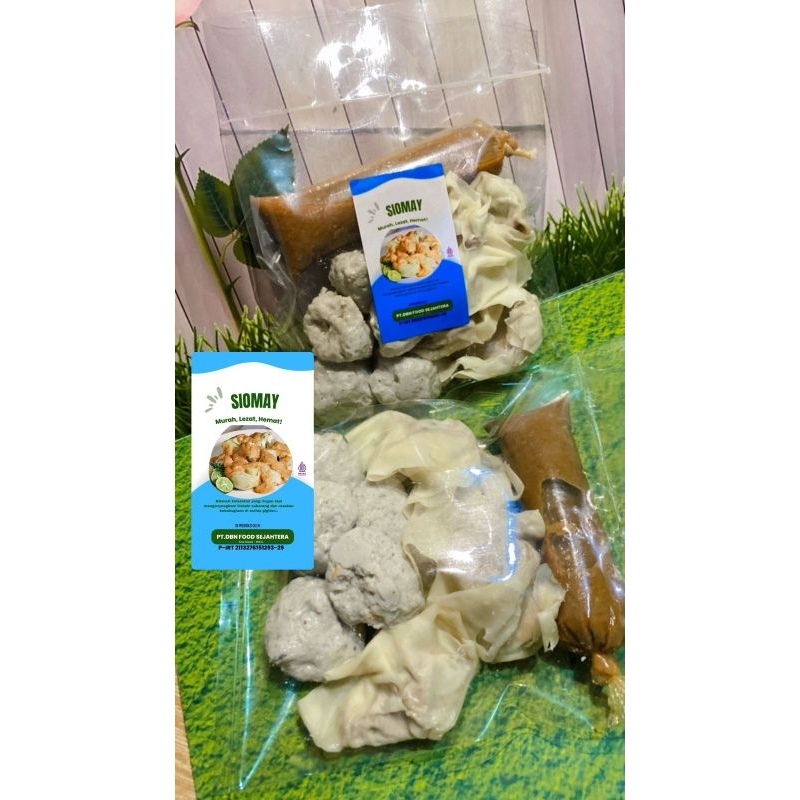 

Siomay somay frozen khas bandung bumbu kacang / somai ikan isi 10