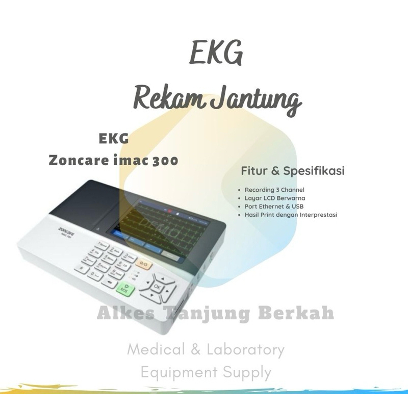 EKG Imac 300 Zoncare Electrocardiograph