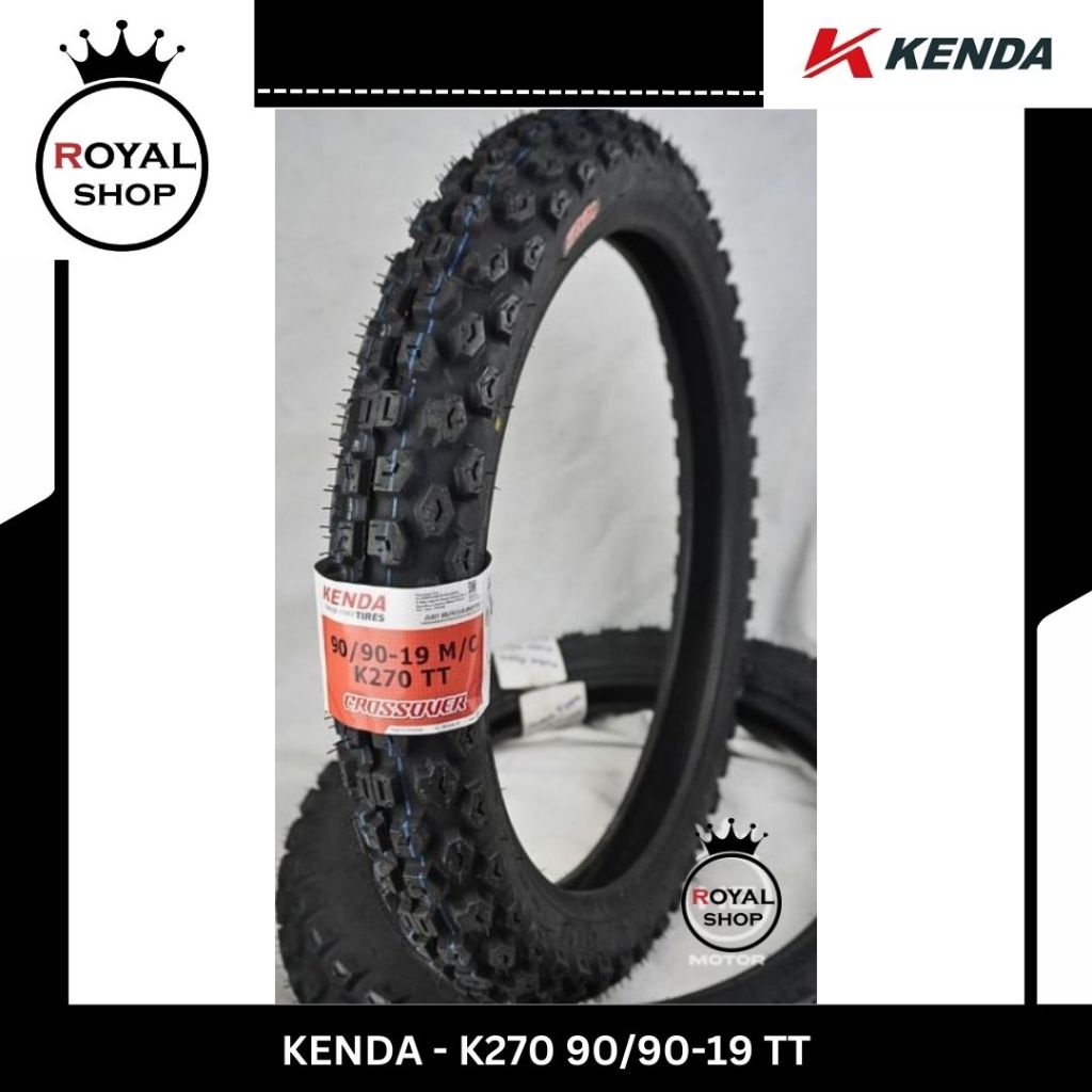 "BAN KENDA K270 110/90 RING 16 90/90 RING 19 BAN DUAL PURPOSE KLX TRAIL TUBETYPE  "