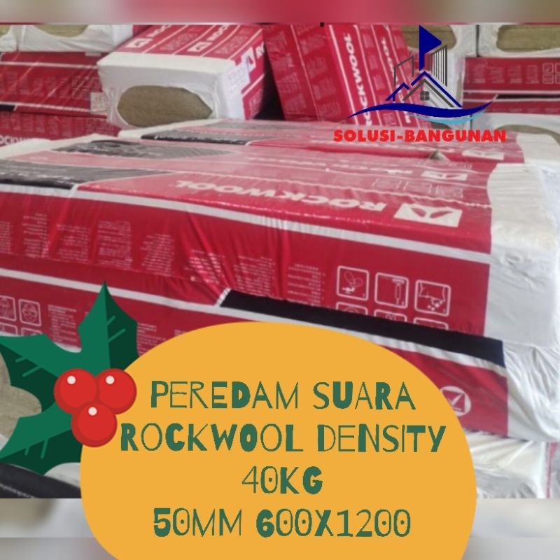 Peredam suara rockwool