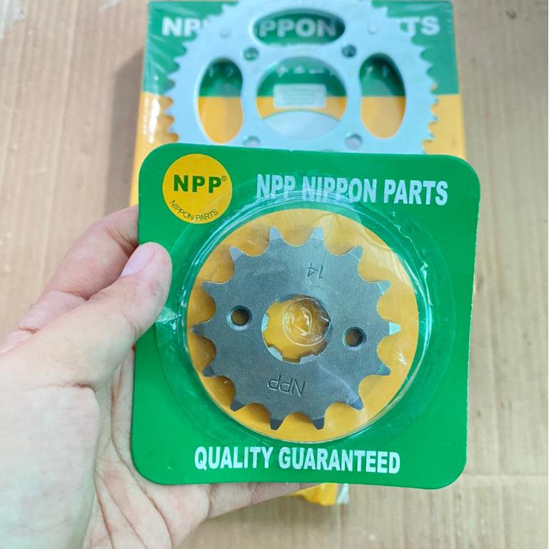 GIR SET MEGAPRO NEW NPP//GEAR GER GIR SPROCKET SET RANTAI  MEGAPRO NEW MEGAPRO MONO SHOCK NPP