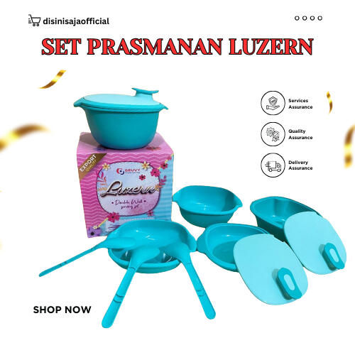 Tempat Prasmanan Luzern Set / Wadah Sayur Lauk dan Sayur Luzern Set Prasmanan / Wadah Saji Prasmanan