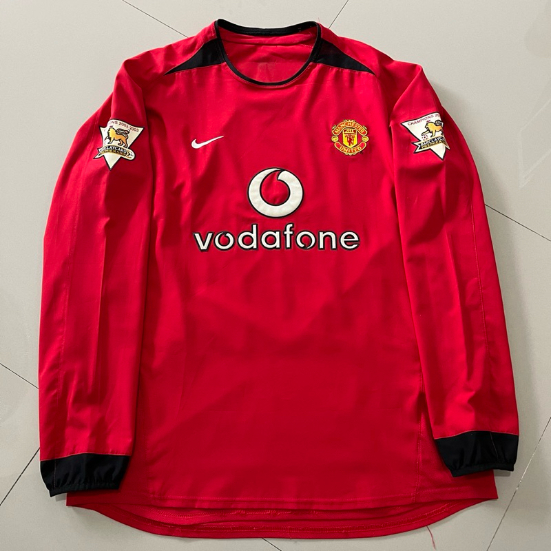 Jersey manchester united home 2002/04 LS Original