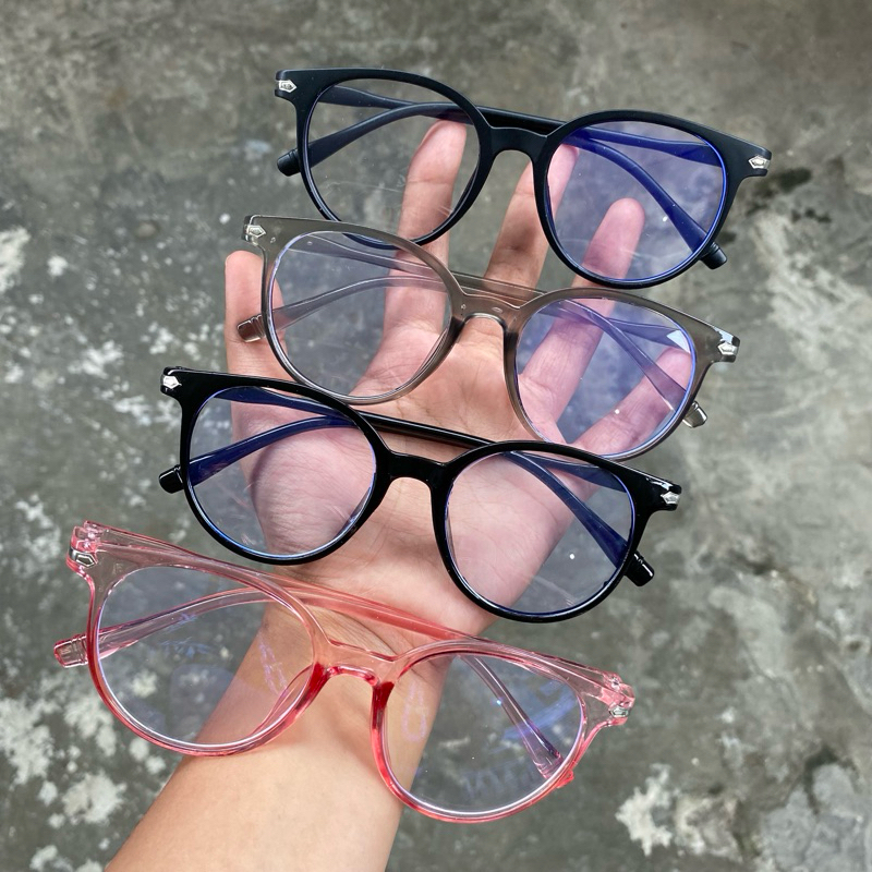 KACAMATA BENING / KACAMATA FASHION / KACAMATA GAYA BULAT