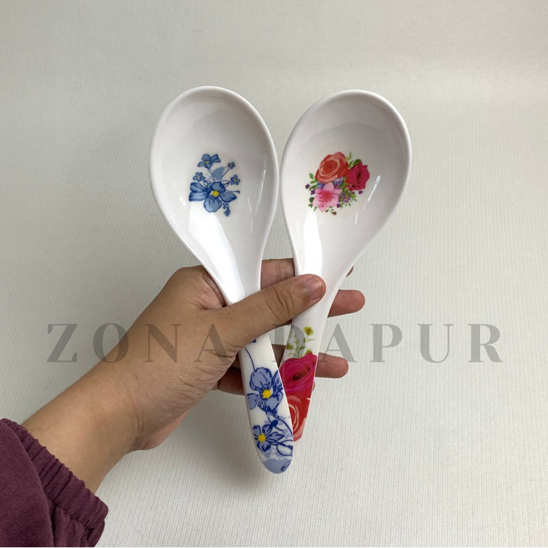 Sendok Nasi Melamine Motif, Centong Nasi Melamin, Sendok Kuah, Centong Sup
