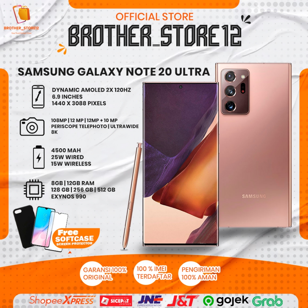 samsung note 20 ultra second original mulus