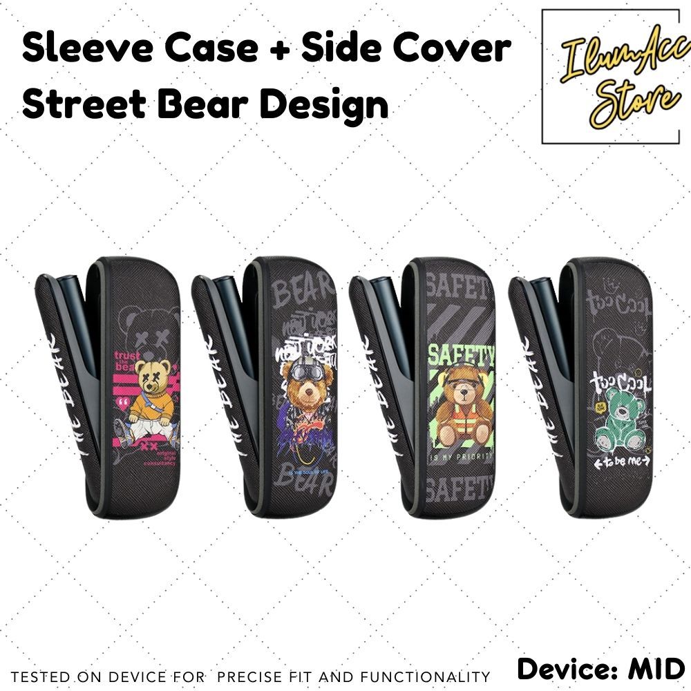 Case and Side Cover Set Street Bear Design for x~ilumaMID~x