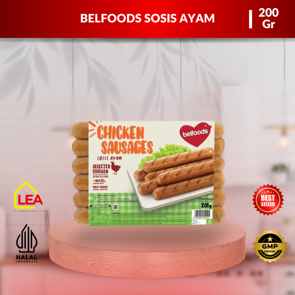

Belfoods Sosis Ayam SP 200gr / Chicken Sausage