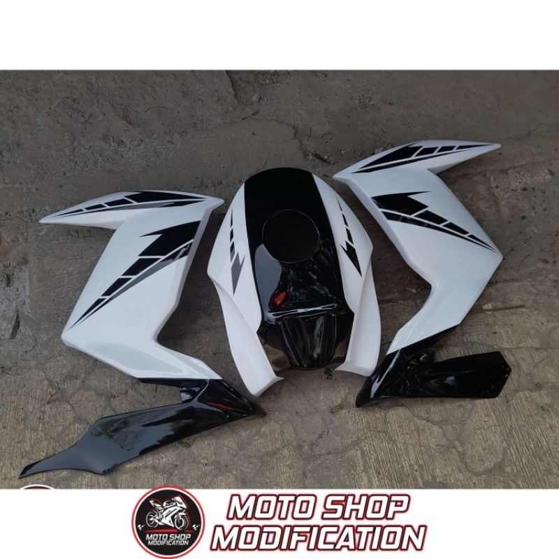 Cover Kondom Tangki Half Fairing Sayap PNP Yamaha Byson Karbu 2010-2014