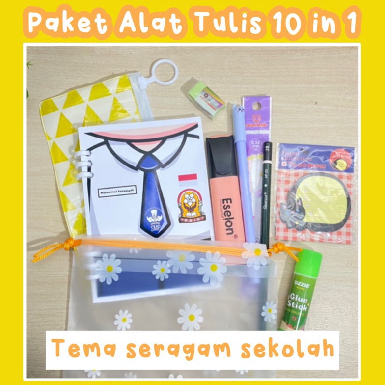 

Paket Alat Tulis 1IN1 Seragam Sekolah Stationery 1IN1 KODE U9L5
