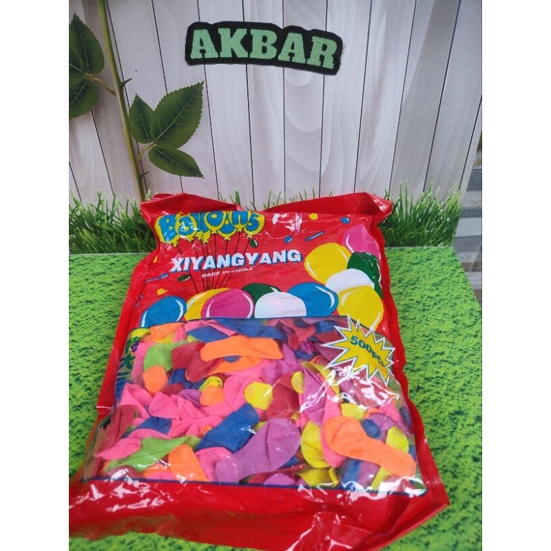 balon jempol balon air balon Unyil isi 500pcs