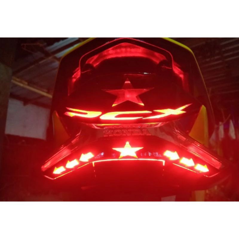 Stiker stoplamp PCX 150 / Sticker Lampu Belakang PCX 150 / Sticker Stoplamp belakang pcx 150