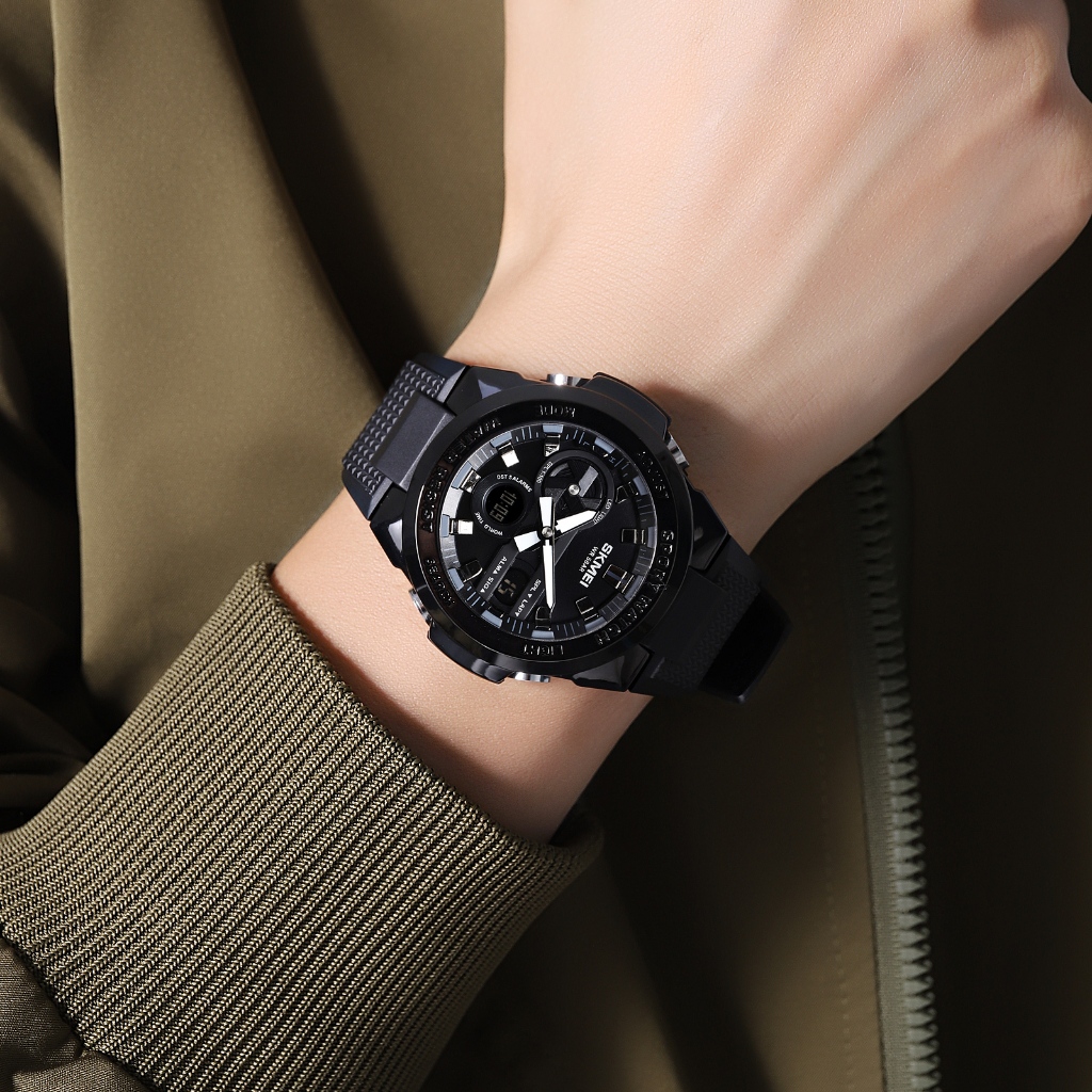 SKMEI 2105 Jam Tangan Pria Digital Analog Sport Watch Anti Air 5 Bar MGOS-5