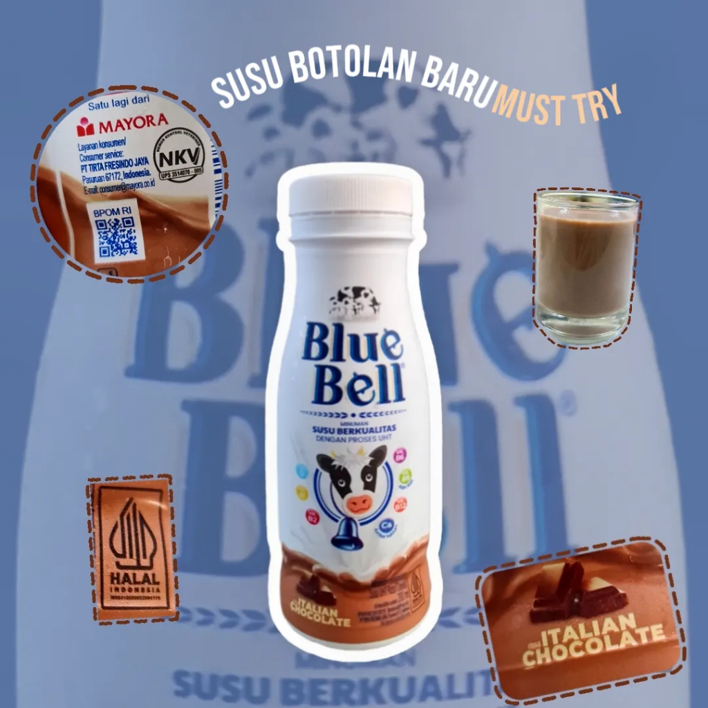 

Susu Uht Blue Bell Italian Chocolate 200 Ml ( 1 pcs)