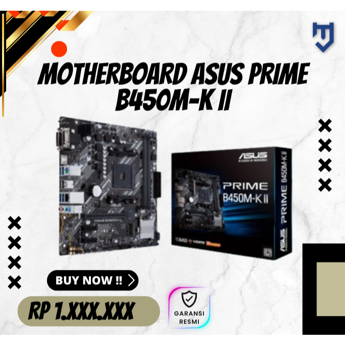 MOTHERBOARD ASUS PRIME B450M-K II