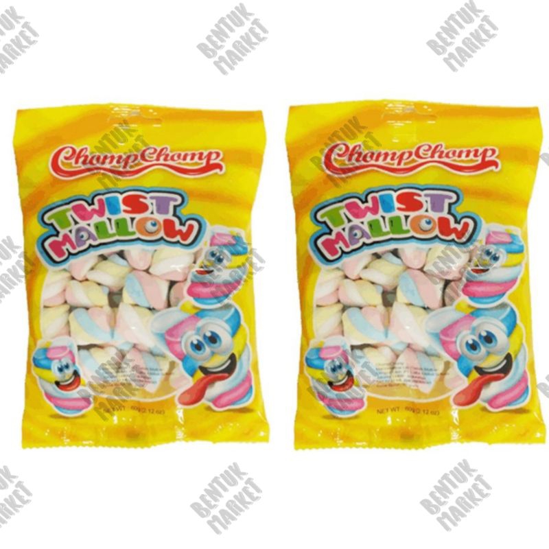 

Chomp Chomp Permen Twist Mallow 60gr / Permen / Marshmellow