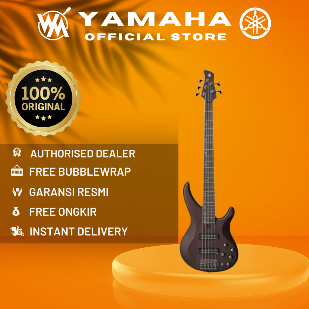 Yamaha TRBX505 Bass Elektrik TRBX 505 / TRBX-505 Translucent Brown