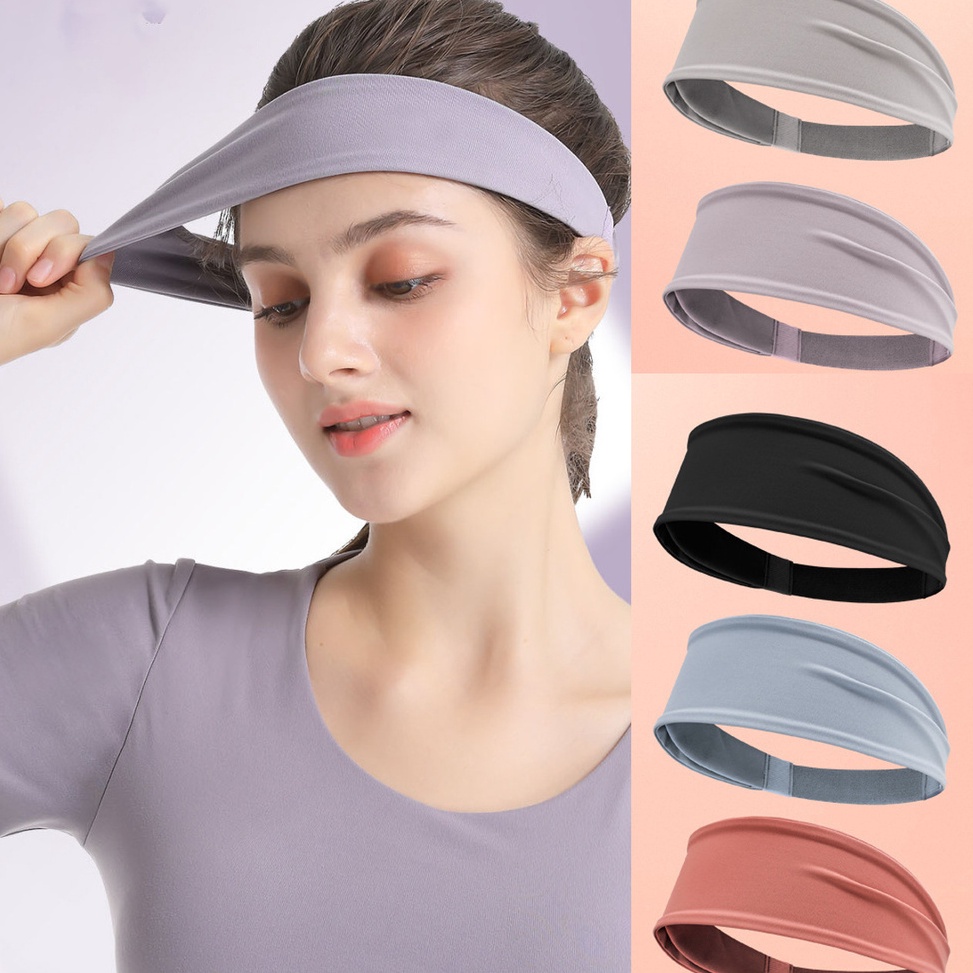 TREND TERBARU DELTAikat rambut korea olahraga rapi rambut bandana HEADBAND SPORT PRIA DAN WANITA POL