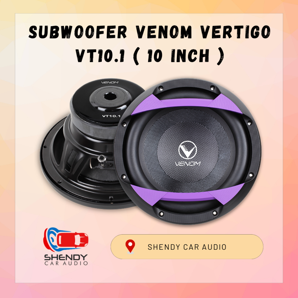 Subwoofer Venom Vertigo VT10.1  Subwofer Venom Vertigo VT 10.1 Subwofer Venom 10 inch