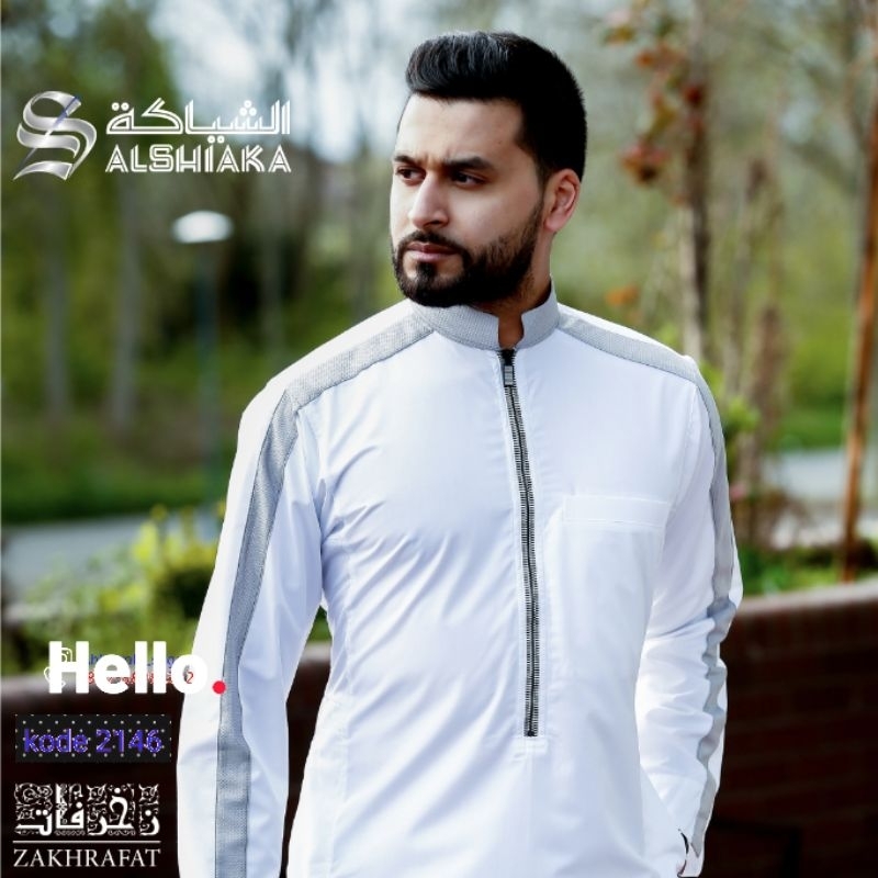 Gamis/Jubah Merek RETHOBE/ALSYIAKAH / ZAKHRAFAT Original Import saudi