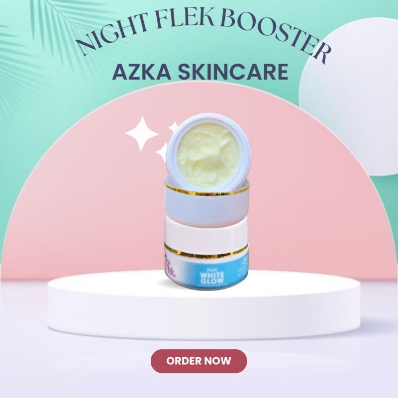 (COD) CREAM MALAM / NIGHT FLEK WHITE GLOW AZKA / PEMUTIH WAJAH