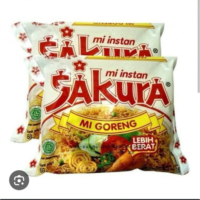 

Mi instant SAKURA MI goreng 60gram