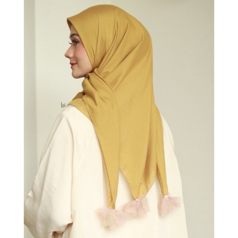 Beeme scarves - Hijab segi empat tulle series original beeme scarves
