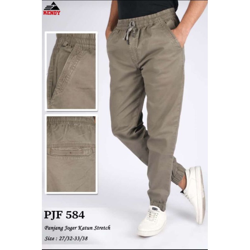 celana kendy chinos joger panjang slimfit pria | celana kendy panjang