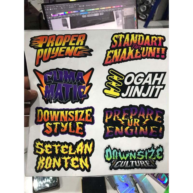 STIKER PACK KATA KATA RACING / STIKER PACK HEREX / STIKER PACK KEREN / STIKER PACK TERBARU / STIKER 