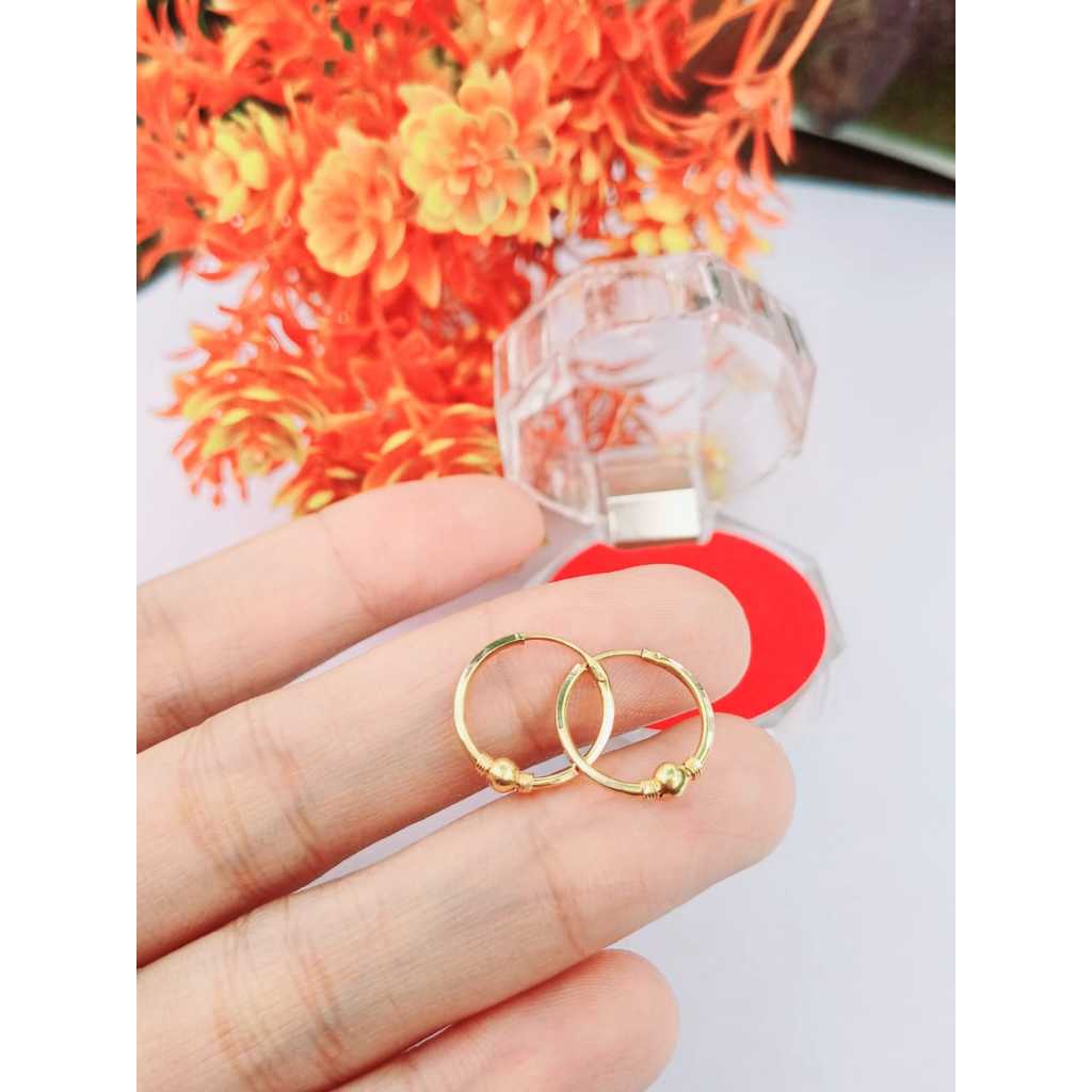 Anting Emas Asli Untuk Anak dan Remaja Anting Lingkaran Anting Gipsi Anting Murah Anting Terbaru