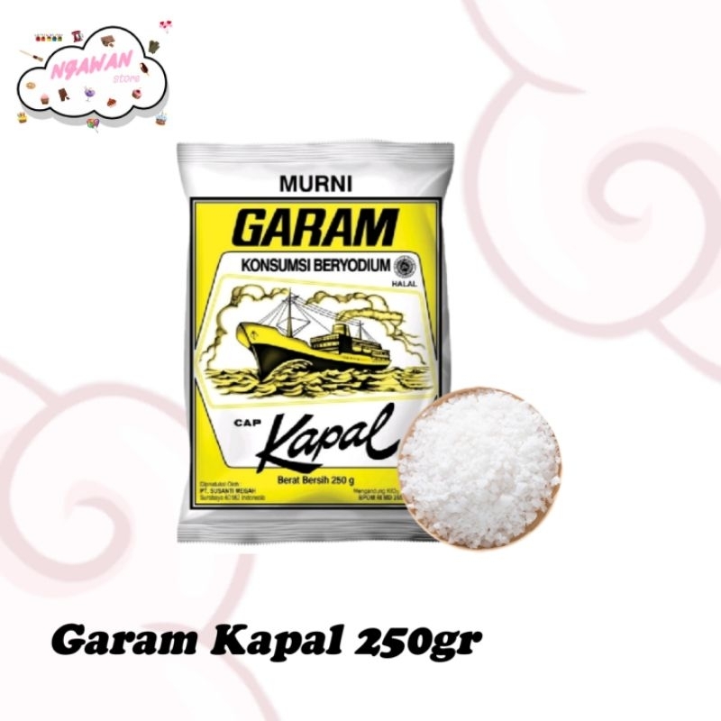 

250gr garam kapal - garam merk kapal