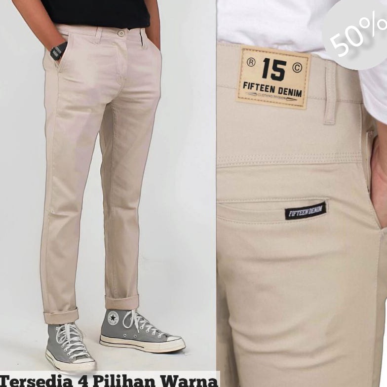 ART P32Z Celana Chino Pria Panjang Slimfit Chinos cowo cino Premium pensil  Celana Pria Ankle pants