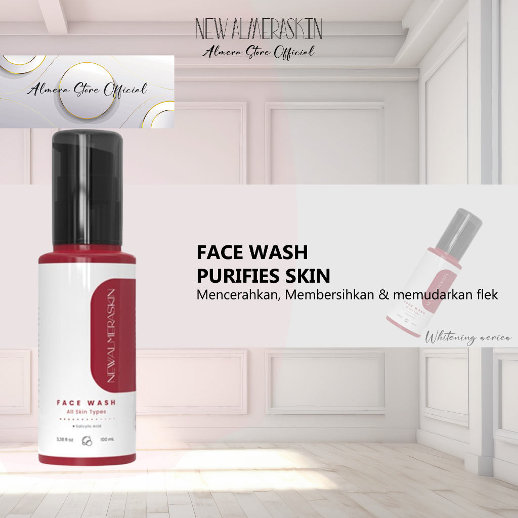 Face Wash - Pembersih Wajah - New Almera Skincare, Almera Store Official