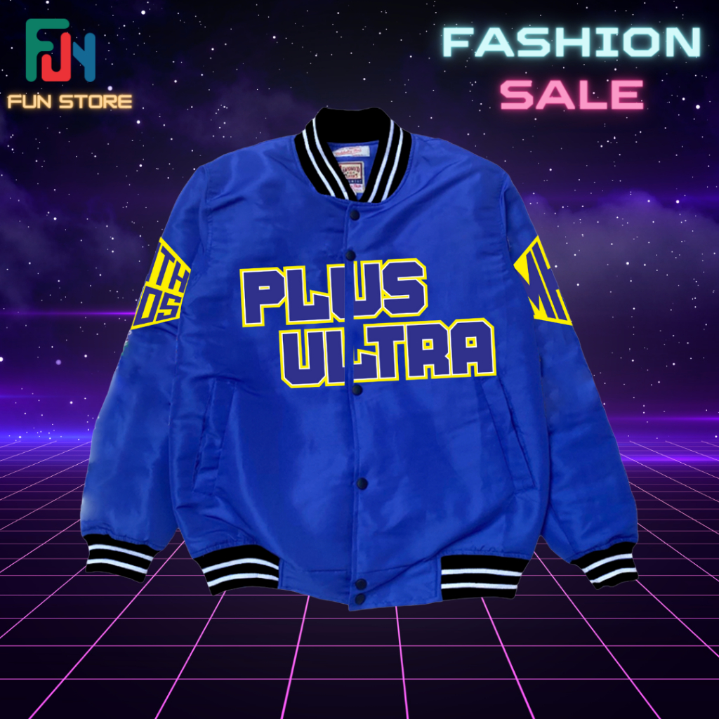 jaket varsity EVOS MY HERO ACADEMIA "PLUS ULTRA" COACH terbaru 2024 S13 RRQ ONIC EVOS ALTEREGO ECHO 