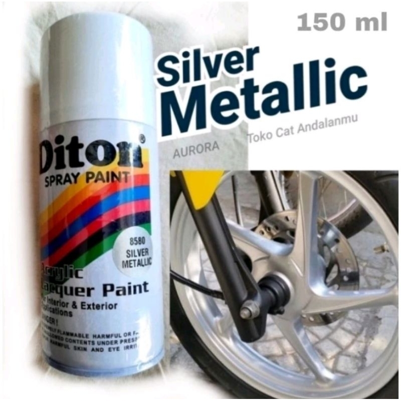 hemat pylox Diton Silver Metallic 150cc pilox silver metalik